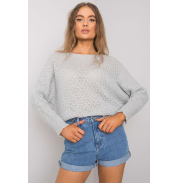 Sweter Damski Model TW-SW-BI-2269.25X Grey - Och Bella