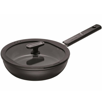 Patelnia szefa kuchni 26 cm (2,8 L) z powłoką nieprzywierającą i z pokrywką Hard Face