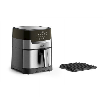 Tefal Easy Fry & Grill EY505D Pojedyńczy 4,2 l Autonomiczny 1550 W Frytkownica na gorące powietrze Stal nierdzewna