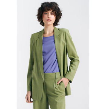 Marynarka lniana Z55 Green Pistacja - Nife
