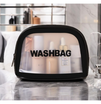 Kosmetyczka rozkładana WASHBAG kuferek czarny KS47CZ