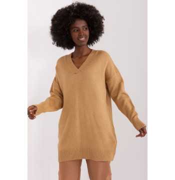 Sweter Damski Model BA-SW-0577.02P Camel - Badu