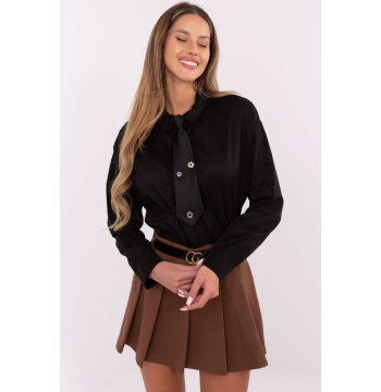 Koszula Damska Model DHJ-KS-9213.86 Black - Italy Moda