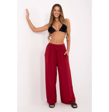 Spodnie Damskie Model MI-SP-25734.78 Bordo - Italy Moda