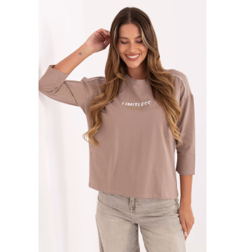 Bluzka Model RV-BZ-A826.89 Dark Beige - Relevance