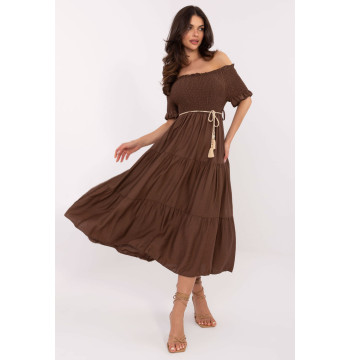 Sukienka Model MI-SK-A2609.96 Brown - Italy Moda