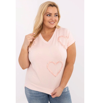 Bluzka Model RV-BZ-A542.12P Light Pink - Relevance