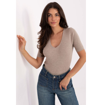 Sweter Damski Model PM-SW-B-627.63 Dark Beige - Factory Price