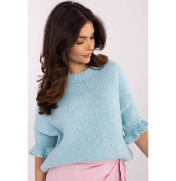 Sweter Damski Model MI-SW-2913.99 Light Blue - Italy Moda