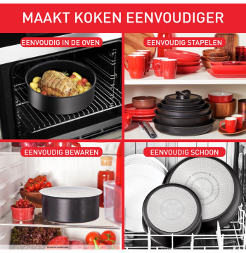 Patelnia wok TEFAL Ingenio Unlimited 24 cm L7630432