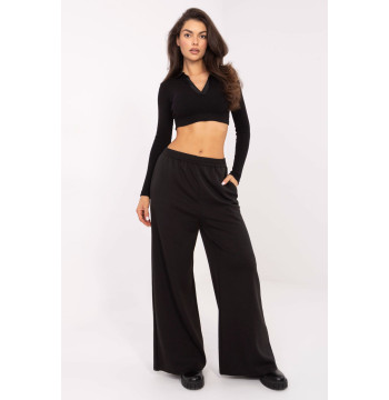 Spodnie Damskie Model IT-SP-21559.75 Black - Italy Moda