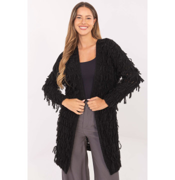 Sweter Kardigan Model MI-SW-0820.85 Black - Rue Paris