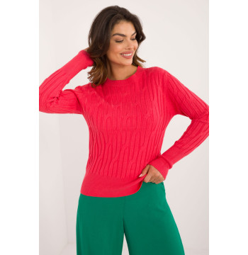 Sweter Damski Model AT-SW-2338-2.61 Coral - AT