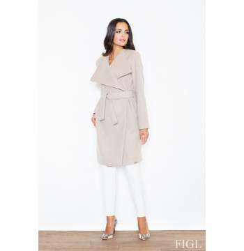 Płaszcz Damski Model M408 Beige - Figl