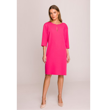 Sukienka Model S394 Pink - Stylove