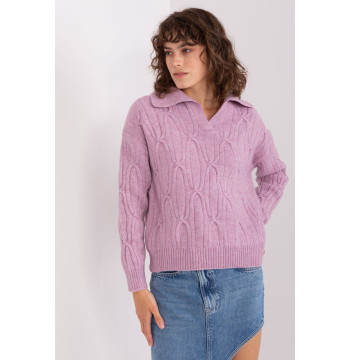 Sweter Damski Model AT-SW-2349-2.96 Light Violet - AT
