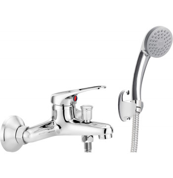 Bateria wannowa ścienna z zestawem prysznicowym BYU_011M 5907650801054