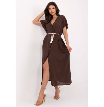 Sukienka Model TW-SK-BI-2022126.59 Dark Brown - Och Bella