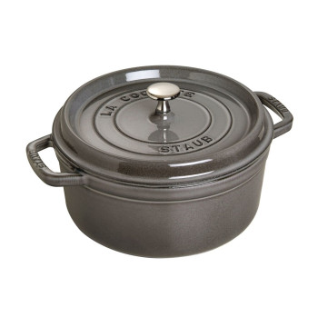 STAUB Garnek żeliwny okrągły 40500-246-0 3,8l grafitowy
