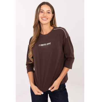 Bluzka Model RV-BZ-A826.89 Dark Brown - Relevance