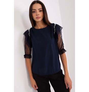 Bluzka Model LK-BZ-506682.26P Navy - Lakerta