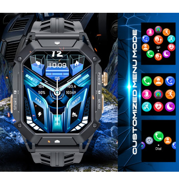 Smartwatch Męski Rubicon RNCF24-2 GREY