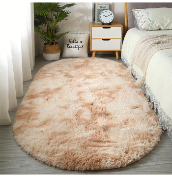 360x Dywan Plusz Mięciutki Shaggy Gęsty Włochacz Duży Puchaty do Salonu 160x60cm