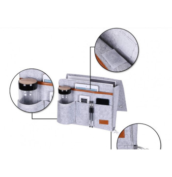 Organizer z filcu szarość ORM03SZ-FILC