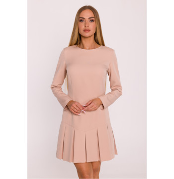 Sukienka Model MOE872 Beige - Moe