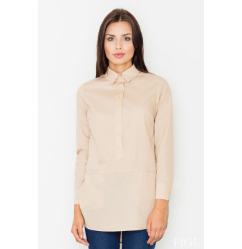 Bluzka Model M493 Beige - Figl