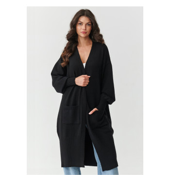 Sweter Kardigan Model S167 Black - Makadamia