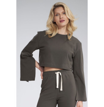 Bluza Damska Model M774 Oliwka - Figl