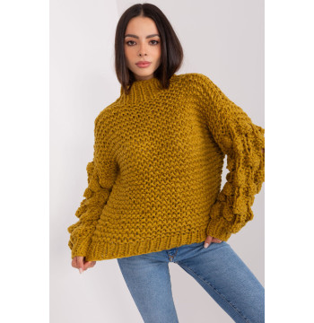 Sweter Damski Model AT-SW-2382.97P Oliwka - AT