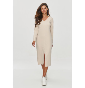 Sukienka Model M845 Light Beige - Makadamia