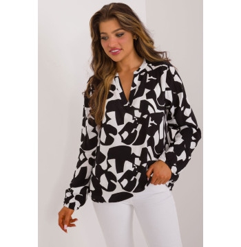 Bluzka Model D73771M11186A Black/White - Sublevel
