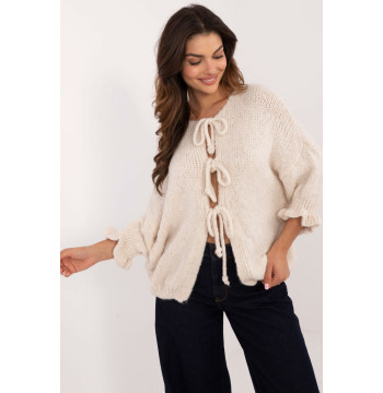 Sweter Damski Model MI-SW-2911.91 Light Beige - Italy Moda