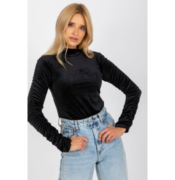 Bluzka Model RP-BZ-8181.12X Black - Rue Paris