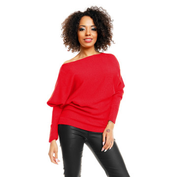 Sweter model 70003 Neon Coral - PeeKaBoo