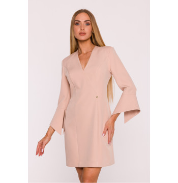 Sukienka Model MOE876 Beige - Moe