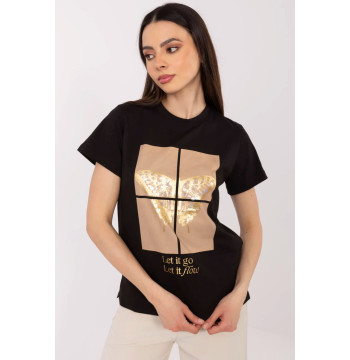 Tshirt Damski Model CLM-TS-1704.85 Black - Factory Price
