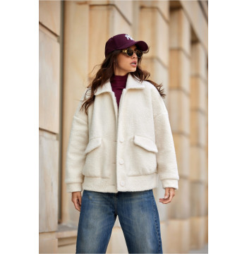 Kurtka Damska Model Ivon EKR KUR 27 Ecru - Roco Fashion