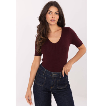 Sweter Damski Model PM-SW-B-627.63 Bordo - Factory Price