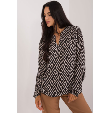 Bluzka Model D73771M11186B Black/Beige - Sublevel