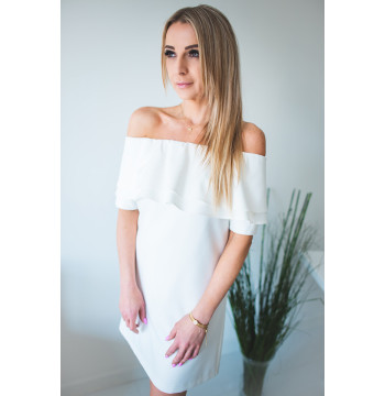 Sukienka Model Sandra Ecru - Jersa