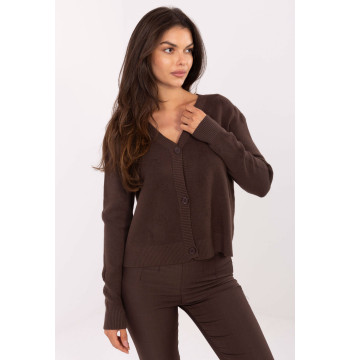 Sweter Damski Model IT-SW-98300.69 Dark Brown - Italy Moda