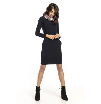 Sukienka Model T295/1 Navy/White - Tessita
