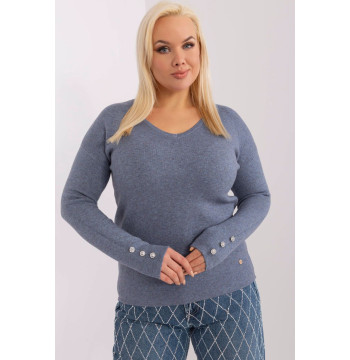 Sweter Damski Model PM-SW-PM1020.12P Grey/Blue - Factory Price