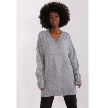 Sweter Damski Model BA-SW-0577.36X Grey - Badu