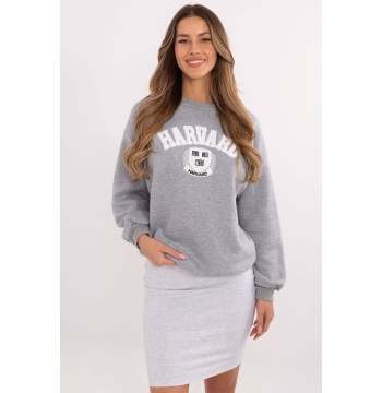 Bluza Damska Model EM-BL-617-16.01X Grey Melange - Factory Price
