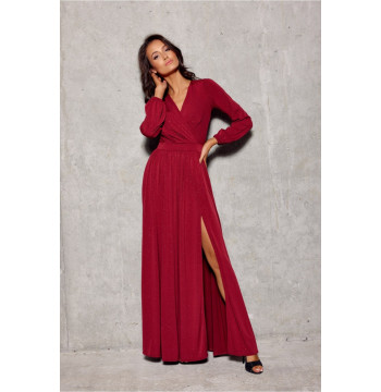 Sukienka Model Tiffany BOR SUK0420 Bordo - Roco Fashion